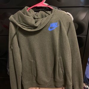 Hunter green Nike hoodie